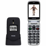 Evolveo EasyPhone FS + stojan čierna / 2.8 / 3MP / SOS / microSDHC (SGM EP-771-FSB)