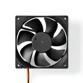 Nedis DCFAN9225BK čierna / Ventilátor / DC / 92 mm / 3-Pin / 26.7 dBA (DCFAN9225BK)