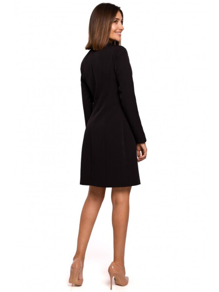 Model 18002571 Sako černé šaty EU XXL - STYLOVE