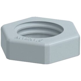 OBO Bettermann 116 M12 SGR PA poistná matka PG12 plast tmavosivá 100 ks; 2048752