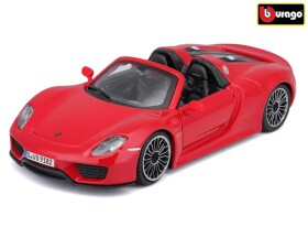 Bburago 1:24 Plus Porsche 918 Spyder Red, W021274