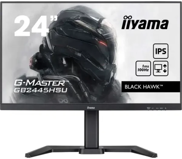 24" IIYAMA G-Master GB2445HSU-B2 čierna / IPS / 1920x1080 / 16:9 / 1ms / 1300:1 / 300cd / repro / HDMI / DP (GB2445HSU-B2)