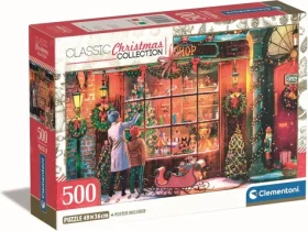 Clementoni PUZZLE Vianočná kolekcia: Starý vianočný obchod