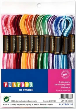 PLAYBOX Bavlnky dúhové