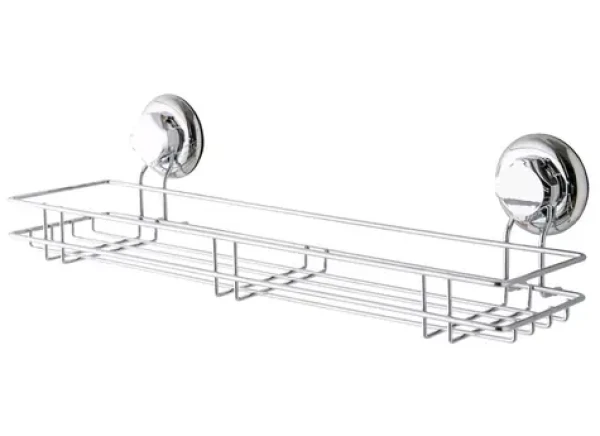 Compactor Bestlock Polička pod zrkadlo chróm / bez vŕtania / až 12kg (RAN6995)