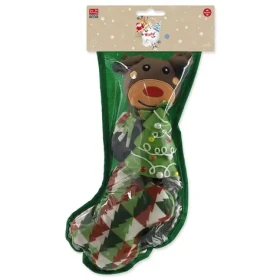 Dog Fantasy Winter Tale / Vianočná pančucha s hračkami pre psa / 4 ks / 37 cm (454-862563)