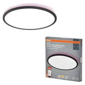 LEDVANCE Smart+ Orbis Ceiling Slim RGB+TW čierna / Stropné svietidlo / 25W / 1870lm (4099854473708)