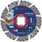 Bosch Accessories 2608900670 EXPERT MultiMaterial X-LOCK diamantový rezný kotúč Priemer 125 mm Ø otvoru 22.23 mm kámen, betón, cihla 1 ks; 2608900670