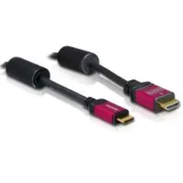 DeLock HDMI kábel A/C samec/samec, dĺžka 3 metre (84337)