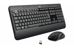 Logitech Wireless Desktop MK540 Advanced UK / Klávesnica / Myš / USB / Šedá / UK verzia (920-008684)