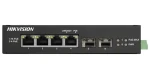 HIKVISION DS-3T0506HP-E/HS / Switch / priemyselný / 4X Gb PoE (1x Hi-PoE) / 2x Gb SFP / 60W (DS-3T0506HP-E/HS)