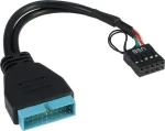 Inter-tech 88885217 / Adaptér / USB 3.0 na USB 2.0 / interný 9-pin (88885217)