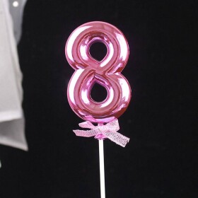 Zápich do torty ružový č. 8 - Cakesicq - Cakesicq