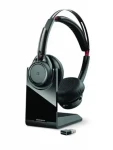 Plantronics B825-M - s dobíjacou stanicou / náhlavná súprava na obe uši so sponou / Microsoft (202652-02)