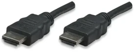 Manhattan HDMI kábel s ethernetom 15m / HDMI-HDMI / tienený / čierna (308434)