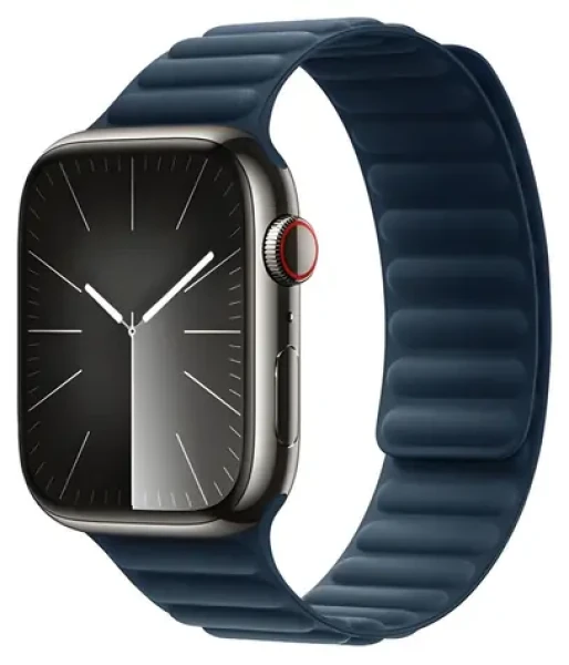 Devia Deluxe Magnetic Fiber Sea Blue / Remienok / Apple Watch 44/45/46 mm / magnetický (6942297104631)