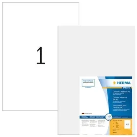 Herma Outdoor etikety A3 biele matné / Etikety / vodeodolné / 297x420 mm / 10 ks (9542)