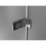 MEXEN/S - Lunar-F L sprchový kút skladacie dvere ľavá 90 x 90, transparent, chróm 836L-090-090-01-00-L