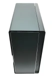 Azza Cast 808B čierna / Midi PC skriňa / ATX / 2x USB 3.0 1x USB-C / HD Audio / Bez zdroja / RGB podsvietenie (CSAZ-808B)