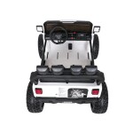 Mamido Elektrické autíčko Extreme Sport 4x4 s premenlivou veľkosťou bielej