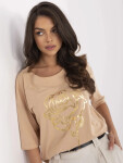 Blúzka CLM BZ 1700.88 camel S