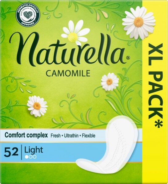 NATURELLA Camomile intímky light comfort harmanček 52 ks