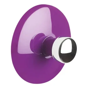 Spirella BOWL samolepiaci háčik fialový / ABS / priemer 50 mm (7610583162489)