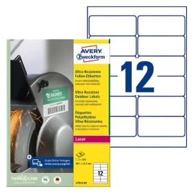 Avery L7913-40 / Etikety / 99,1 x 42,3 mm / A4 / biele / veľmi odolné / laser (L7913-40)