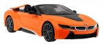 RASTAR Auto na diaľkové ovládanie R / C BMW I8 Roadster Rastar 1:12 oranžové