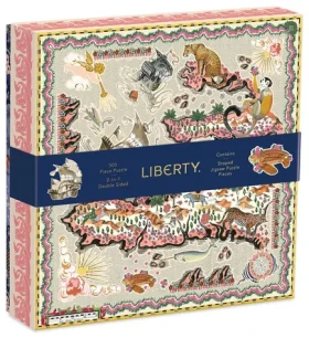 Galison Obojstranné puzzle 2v1 Liberty Maxine London
