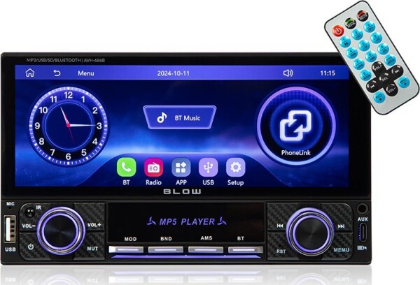 Blow 78-355# Radio blow avh-686b rds mp3/usb/micro sd/bluetooth