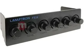 Lamptron FC2 čierna / Regulátor ventilátorov / 6 kanálov / do 5,25” pozícia (LAMP-FC0022H)