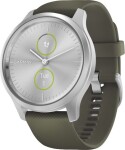 Garmin vivomove3 Style, Silver/Green Band