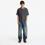 Tričko Carhartt WIP S/S Wayne Polo UNISEX Black Garment Dyed S