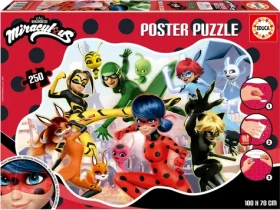 Educa Poster puzzle Čarovná Lienka a Čierny Kocúr
