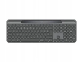 Logitech Slim Solar+ for Business grafitová / Bezdrôtová klávesnica / US INT'L layout / 2.4 GHz / Bluetooth (920-013779)
