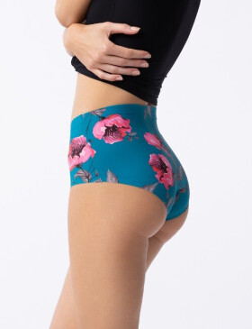 Julimex Maxi nohavičky Wild Rose S-2XL emerald S