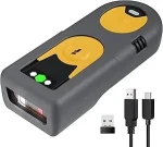 Inateck BarcodeScanner 42 Kit žltá / 2D snímač čiarových kódov / bezdrôtový / BT (BCST-42_YELLOW)