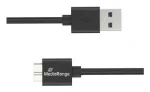 MediaRange MRCS240 čierna / USB kábel / USB-A - Micro-USB B / USB 3.2 Gen 1 / 1,8 m (MRCS240)