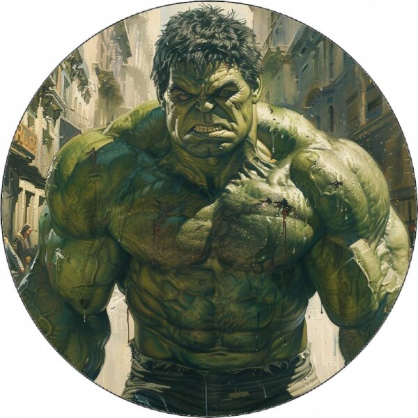 Jedlý papier Hulk na uliciach mesta 19,5 cm - Pictu Hap - Pictu Hap