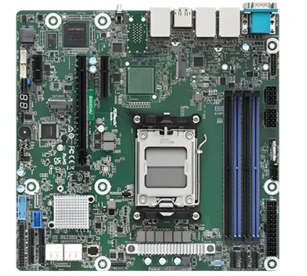 ASRock B650D4U / Základná doska / AM5 / B650 / 4X DDR5 ECC / 2x GLAN / IPMI / mATX (B650D4U)