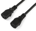 StarTech napájací kábel Schuko-2x IEC C13 čierny / Napájací kábel / 2 m / CEE7/7 - 2x C13 / 250 V / 10 A (PXT101YEU2M)