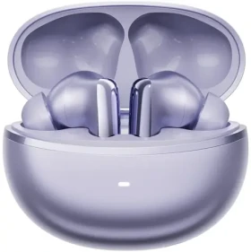 QCY MeloBuds N70 fialová / Bezdrôtové slúchadlá s mikrofónom / TWS / Bluetooth 5.0 / IPX4 / dobíjací box (HT18 Purple)