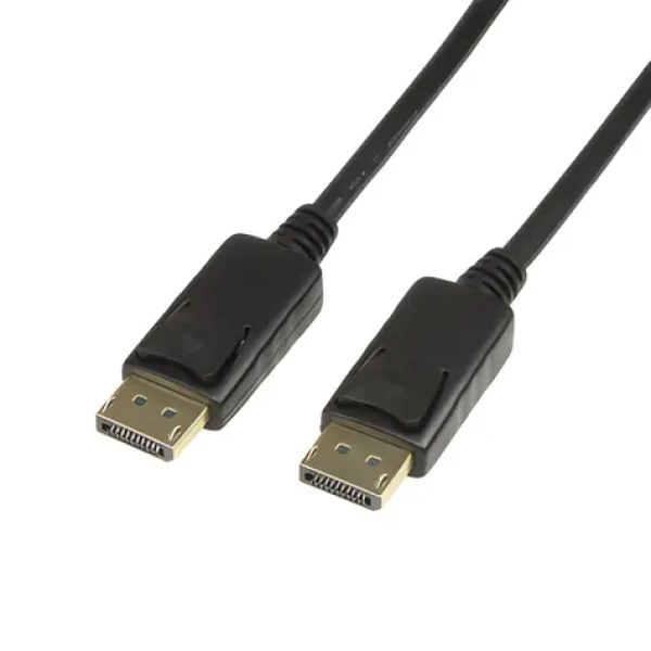 LogiLink DisplayPort 5 m čierna / Kábel / DisplayPort 1.2 / 4096x2160 / 60 Hz (CV0074)