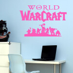 Veselá Stena Samolepka World of Warcraft Farba: oranžová, Veľkosť: 100 x 66 cm