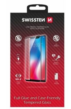 Swissten FULL GLUE COLOR FRAME CASE FRIENDLY sklo pre XIAOMI 14 Ultra čierna (54501862)