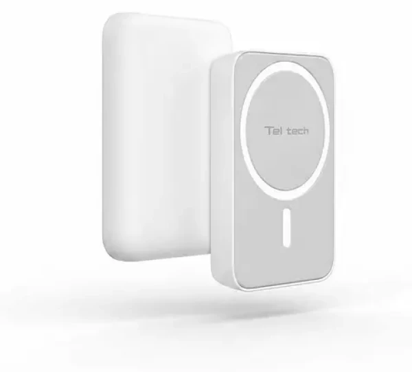 Teltech TPM-05 biela / Power banka / 5000 mAh (37479)