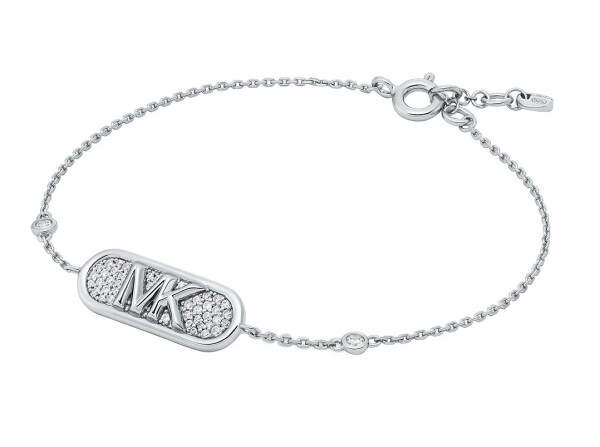Michael Kors Trblietavý strieborný náramok Kors MK MKC1730CZ040