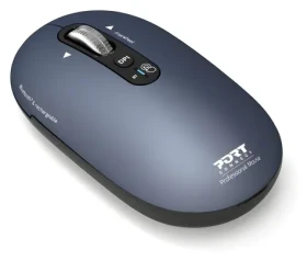 PORT CONNECT Pure MAC modrá / Bezdrôtová nabíjacia myš / Bluetooth / FreeWheel / 3200 DPI (910505)