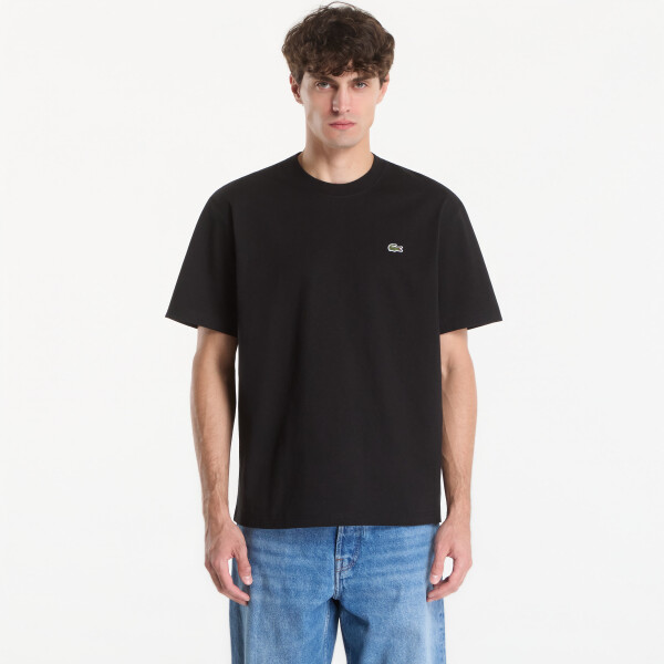 Tričko Lacoste Crewneck T-Shirt Black L